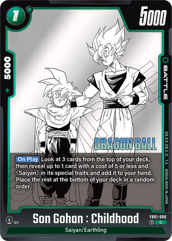 FB01-088 - Son Gohan : Childhood - Common (Reprint)