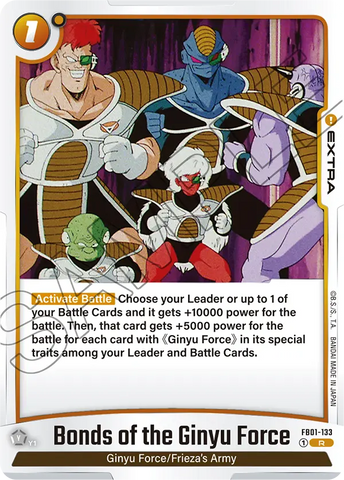 FB01-133 - Bonds of the Ginyu Force - Rare