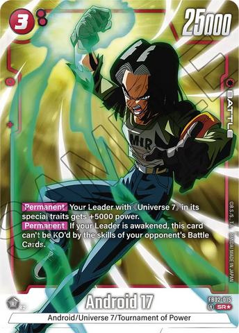 FB02-015 - Android 17 - Super Rare ALT ART