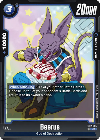 FB02-055 - Beerus - Uncommon