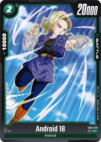 Android 18 Removable FB02-078 - Android 18 - Common – Collectors Company