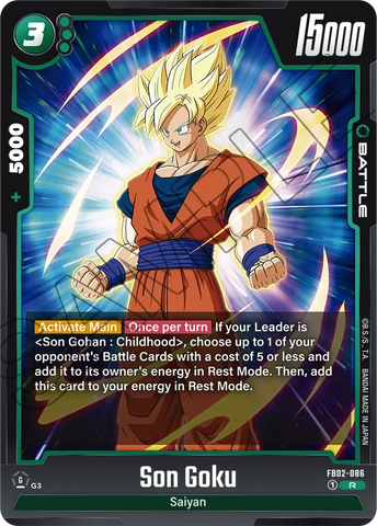 FB02-086 - Son Goku - Rare