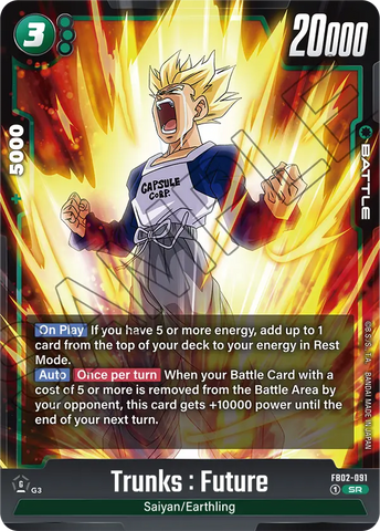 FB02-091 - Trunks : Future - Super Rare