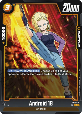 FB02-116 - Android 18 - Rare