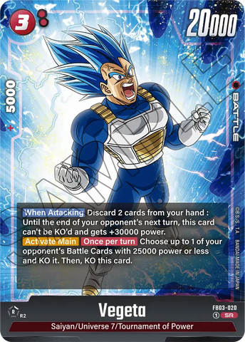 FB03-020 - Vegeta - Super Rare