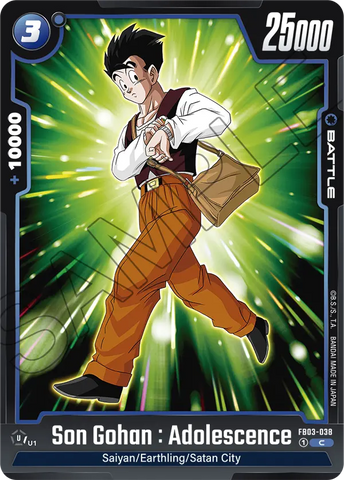 FB03-038 - Son Gohan : Adolescence - Common