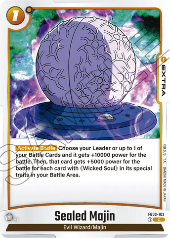 FB03-103 - Sealed Majin - Common