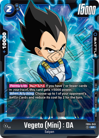 FB04-045 - Vegeta (Mini) : DA - Super Rare