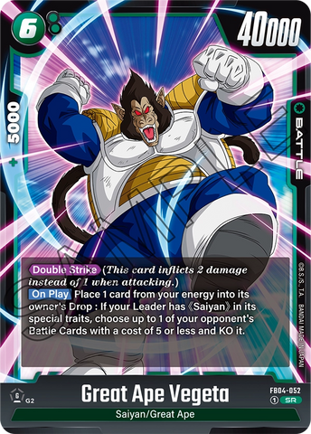 FB04-052 - Great Ape Vegeta - Super Rare