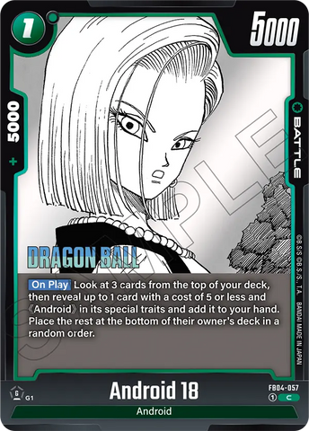 FB04-057 - Android 18 - Common (Reprint)