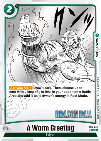 FB04-073 - A Warm Greeting - Uncommon (Reprint)
