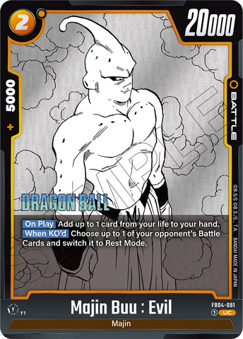 FB04-091 - Majin Buu : Evil - Uncommon (Reprint)