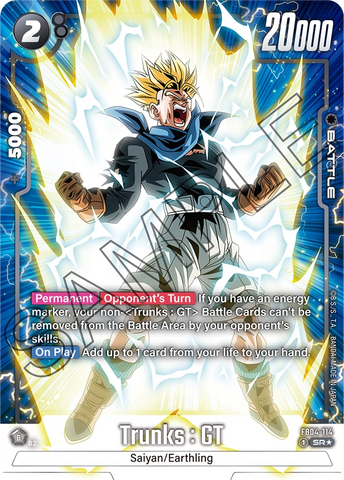 FB04-114 - Trunks : GT - Super Rare ALT ART