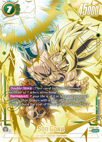 孫悟空 GT SECRET RARE-SUPER ALT ART FB05-119 - Son Goku - Secret Rare SUPER ALT ART – Collectors Company