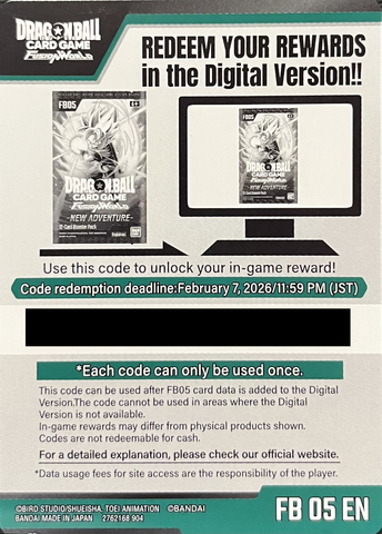 DBSCG Digital Version - FB05 Booster Pack Code