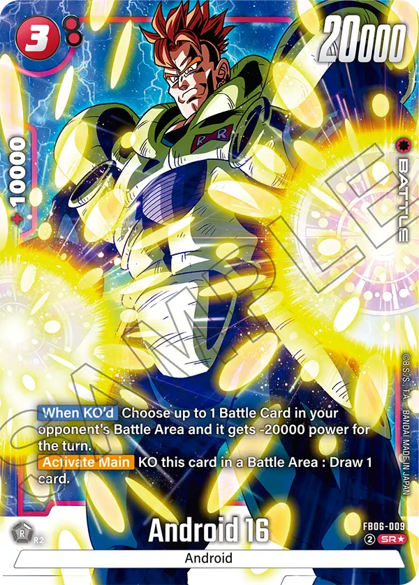 FB06-009 - Android 16 - Super Rare ALT ART – Collectors Company