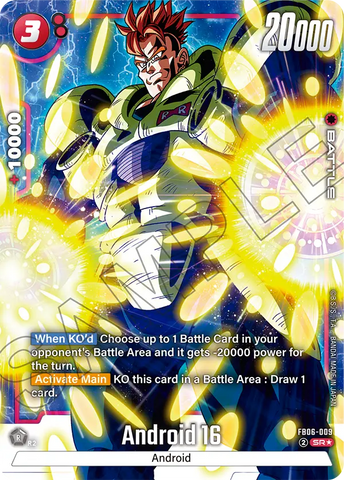 FB06-009 - Android 16 - Super Rare ALT ART