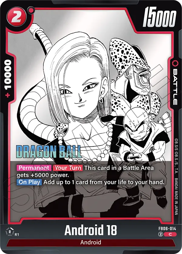 FB06-014 - Android 18 - Common (Reprint) – Collectors Company