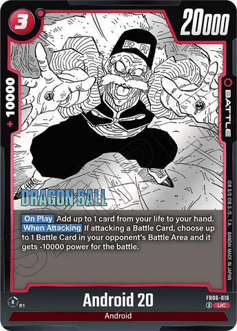 FB06-016 - Android 20 - Uncommon (Reprint)