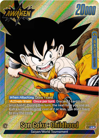 FB06-025 - Son Goku : Childhood - Leader ALT ART (Reprint)