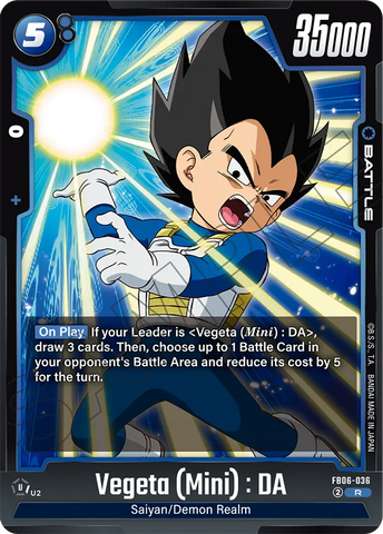FB06-036 - Vegeta (Mini) : DA - Rare