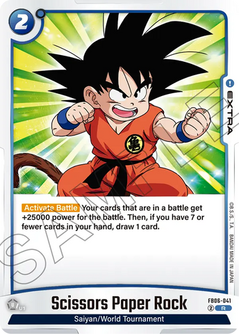 FB06-041 - Scissors Paper Rock - Rare