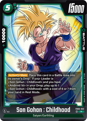 FB06-052 - Son Gohan : Childhood - Rare