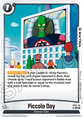 FB06-118 - Piccolo Day - Rare