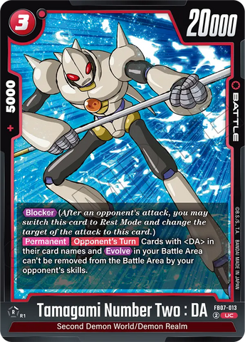 FB07-013 - Tamagami Number Two : DA - Uncommon