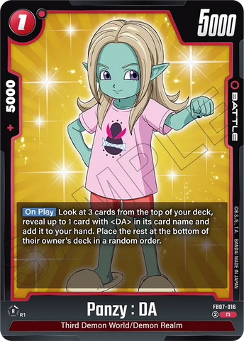 FB07-016 - Panzy : DA - Rare