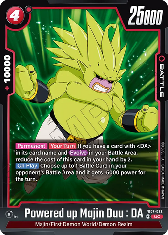 FB07-022 - Powered up Majin Duu : DA - Uncommon