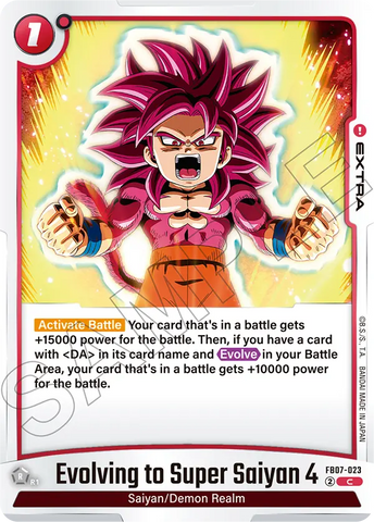 FB07-023 - Evolving to Super Saiyan 4 - Common