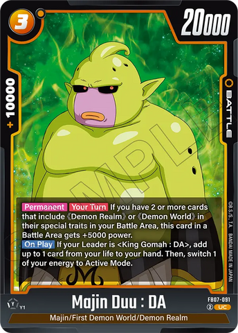FB07-091 - Majin Duu : DA - Uncommon