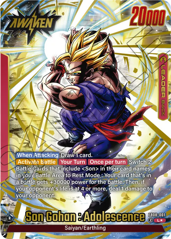 FB08-001 - Son Gohan : Adolescence - Leader ALT ART