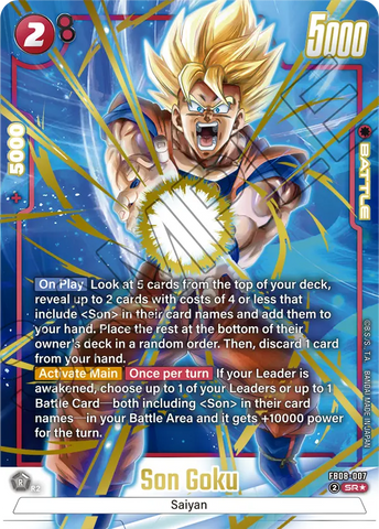 FB08-007 - Son Goku - Super Rare ALT ART