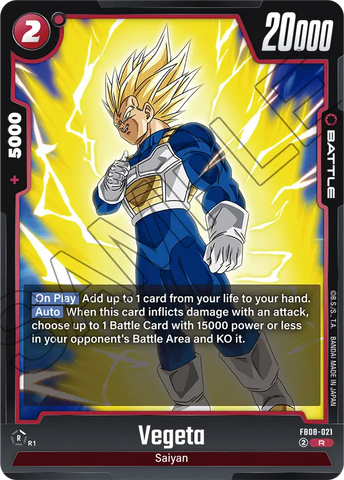 FB08-021 - Vegeta - Rare