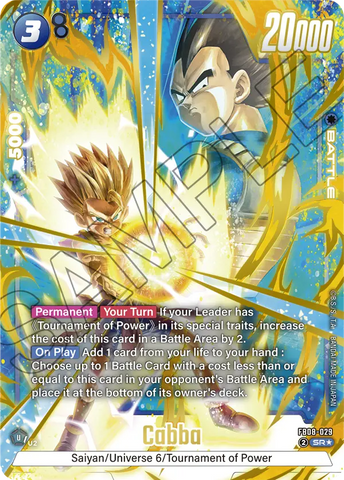 FB08-029 - Cabba - Super Rare ALT ART