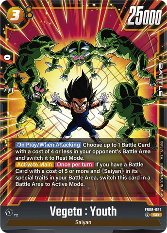 FB08-092 - Vegeta : Youth - Super Rare