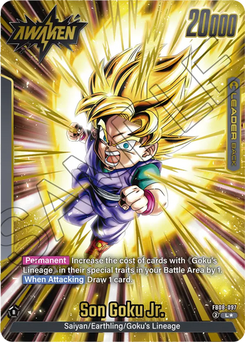 FB08-097 - Son Goku Jr. - Leader ALT ART