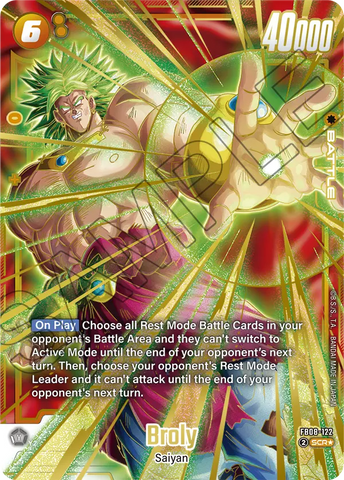 FB08-122 - Broly - Secret Rare ALT ART