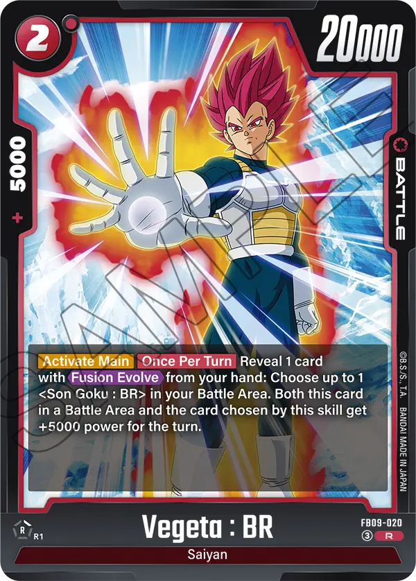 FB09-020 - Vegeta : BR - Rare – Collectors Company