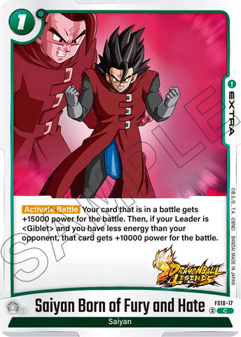 FS10-17 - Saiyan Born of Fury and Hate - Common