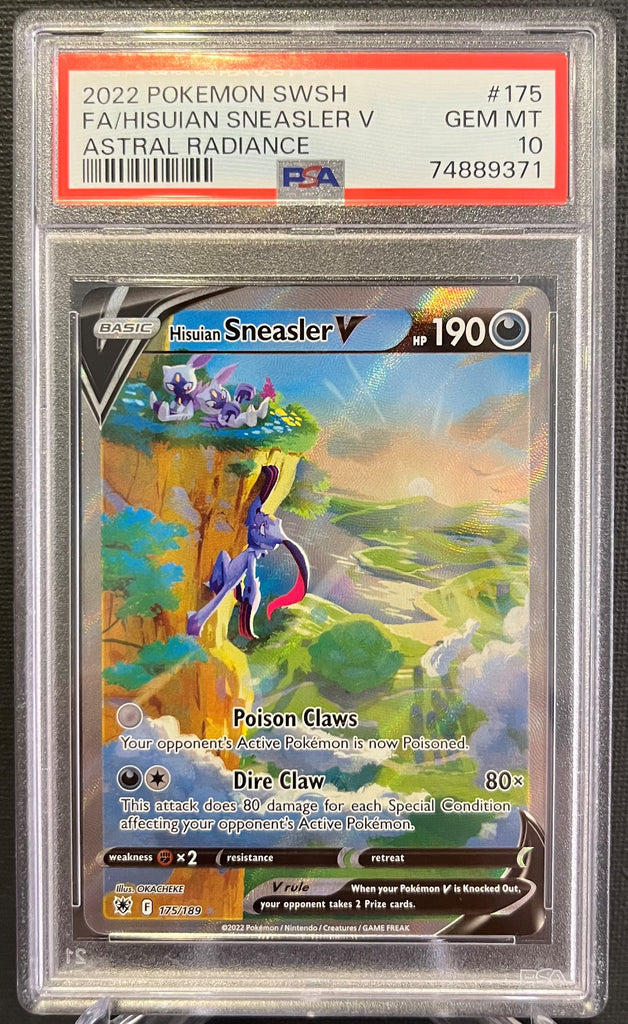 sneasler v pokemon card value Hisuian Sneasler V - 175/189 SWSH: Astral Radiance - Alt Art Holo