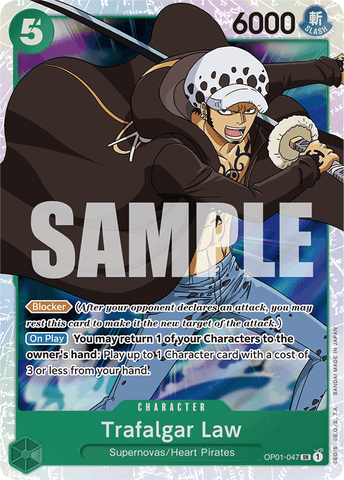 OP01-047 - Trafalgar Law - Super Rare Reprint