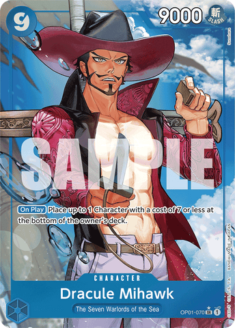 OP01-070 - Dracule Mihawk - Super Rare Alt Art