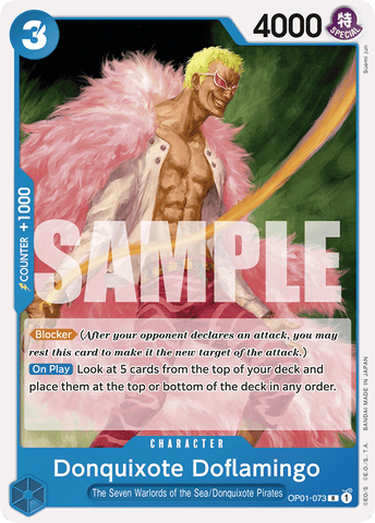 OP01-073 - Donquixote Doflamingo - Rare (Reprint)