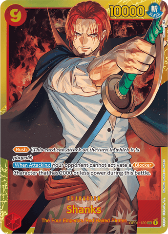 OP01-120 - Shanks - Secret Rare Reprint