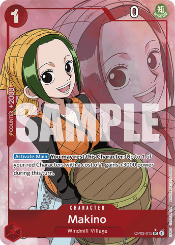 OP02-015 - Makino - Super Rare Full Art