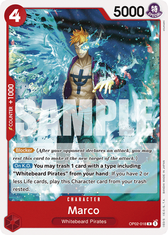 OP02-018 - Marco - Rare (Reprint)