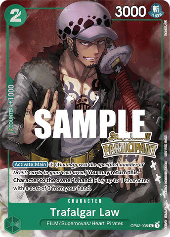 OP02-035 - Trafalgar Law - Online ALT ART